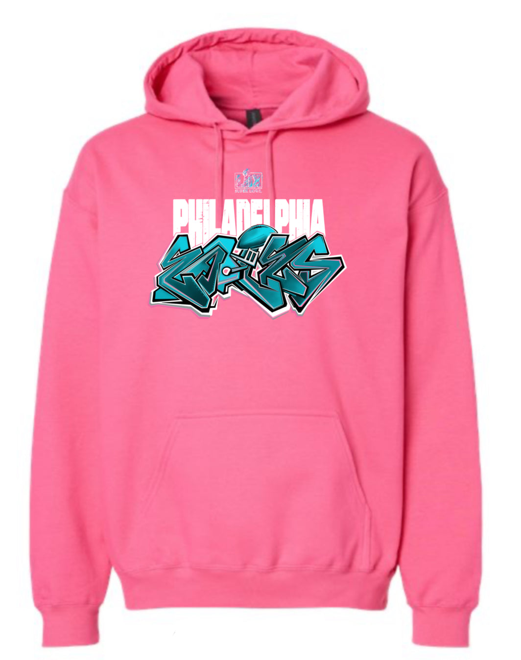 Eagle-Fan-hoodie-Pink